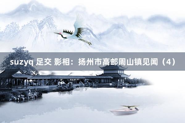 suzyq 足交 影相：扬州市高邮周山镇见闻（4）