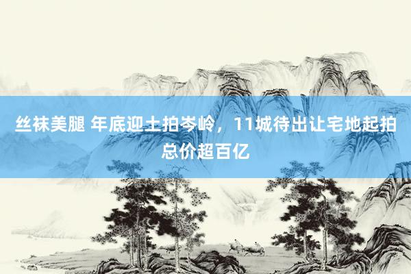 丝袜美腿 年底迎土拍岑岭，11城待出让宅地起拍总价超百亿