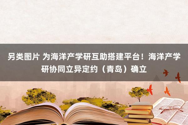 另类图片 为海洋产学研互助搭建平台！海洋产学研协同立异定约（青岛）确立