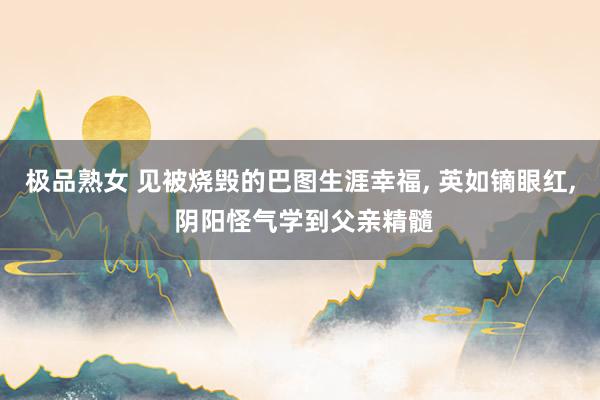 极品熟女 见被烧毁的巴图生涯幸福， 英如镝眼红， 阴阳怪气学到父亲精髓